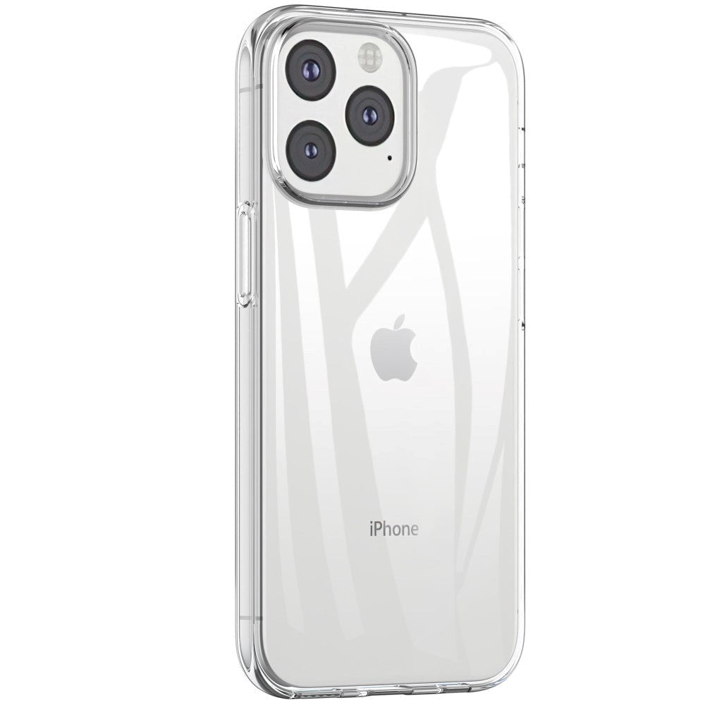 iPhone 13 Pro Cover + Hærdet Glas Skærmbeskyttelse - Case-Friendly - Gennemsigtig