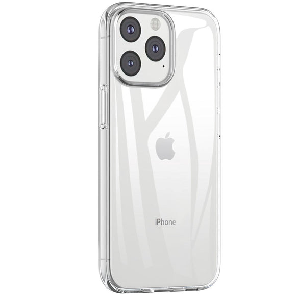 iPhone 13 Pro Cover + Hærdet Glas Skærmbeskyttelse - Case-Friendly - Gennemsigtig