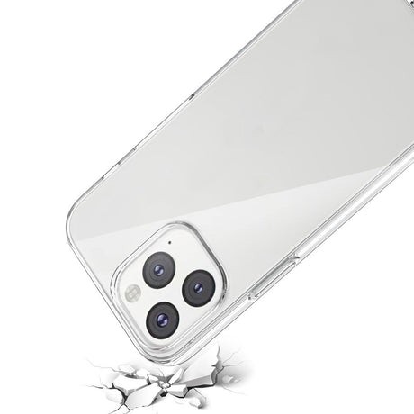 iPhone 13 Mini Cover + Hærdet Glas Skærmbeskyttelse - Case-Friendly - Gennemsigtig