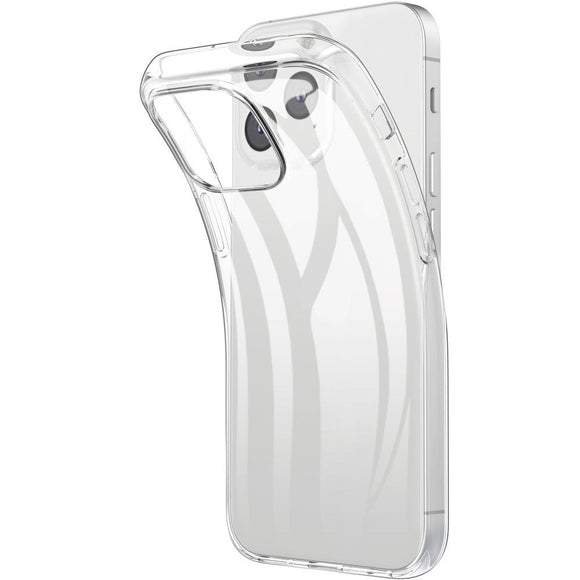 iPhone 13 Mini Cover + Hærdet Glas Skærmbeskyttelse - Case-Friendly - Gennemsigtig