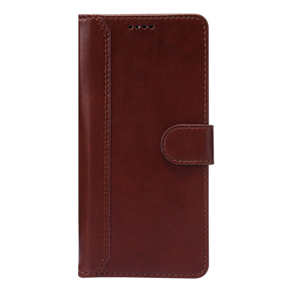 iPhone SE (2022 / 2020) / 8 / 7 Cover m. Pung - Lodret Syning - Brun