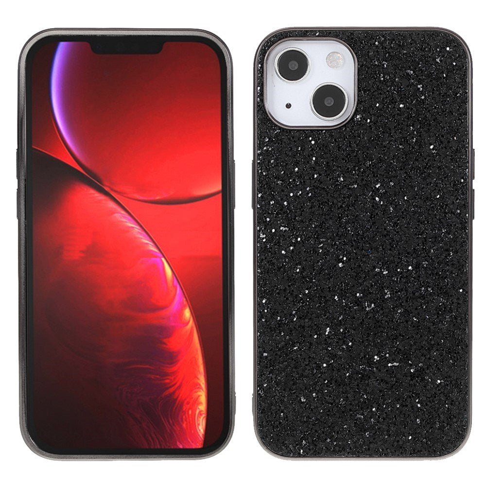EIDERWOOD iPhone 13 Mini Glitter Hybrid Cover - Sort