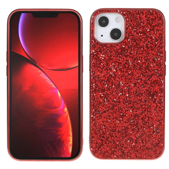 EIDERWOOD iPhone 13 Mini Glitter Hybrid Cover - Rød