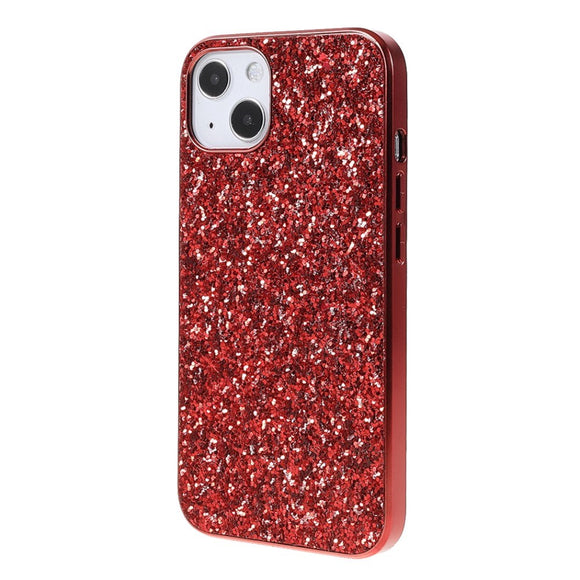 EIDERWOOD iPhone 13 Mini Glitter Hybrid Cover - Rød