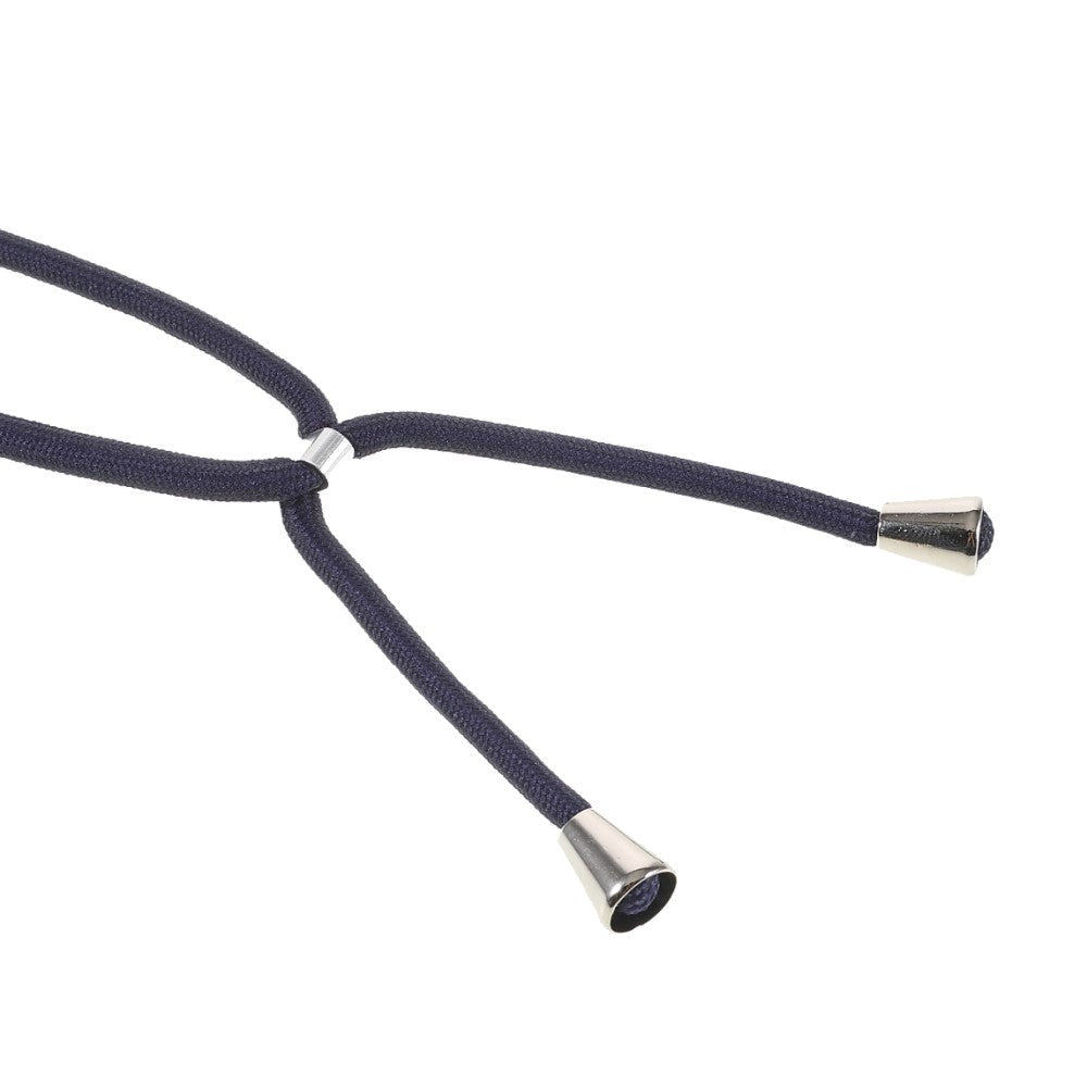 iPhone 13 Fleksibelt Plastik Cover m. Snor / Strop - Blå