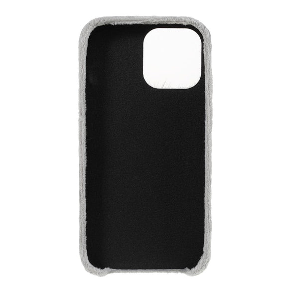 iPhone 13 Pro Plastik Cover - Plysbelagte Kærlighedsperler - Grå