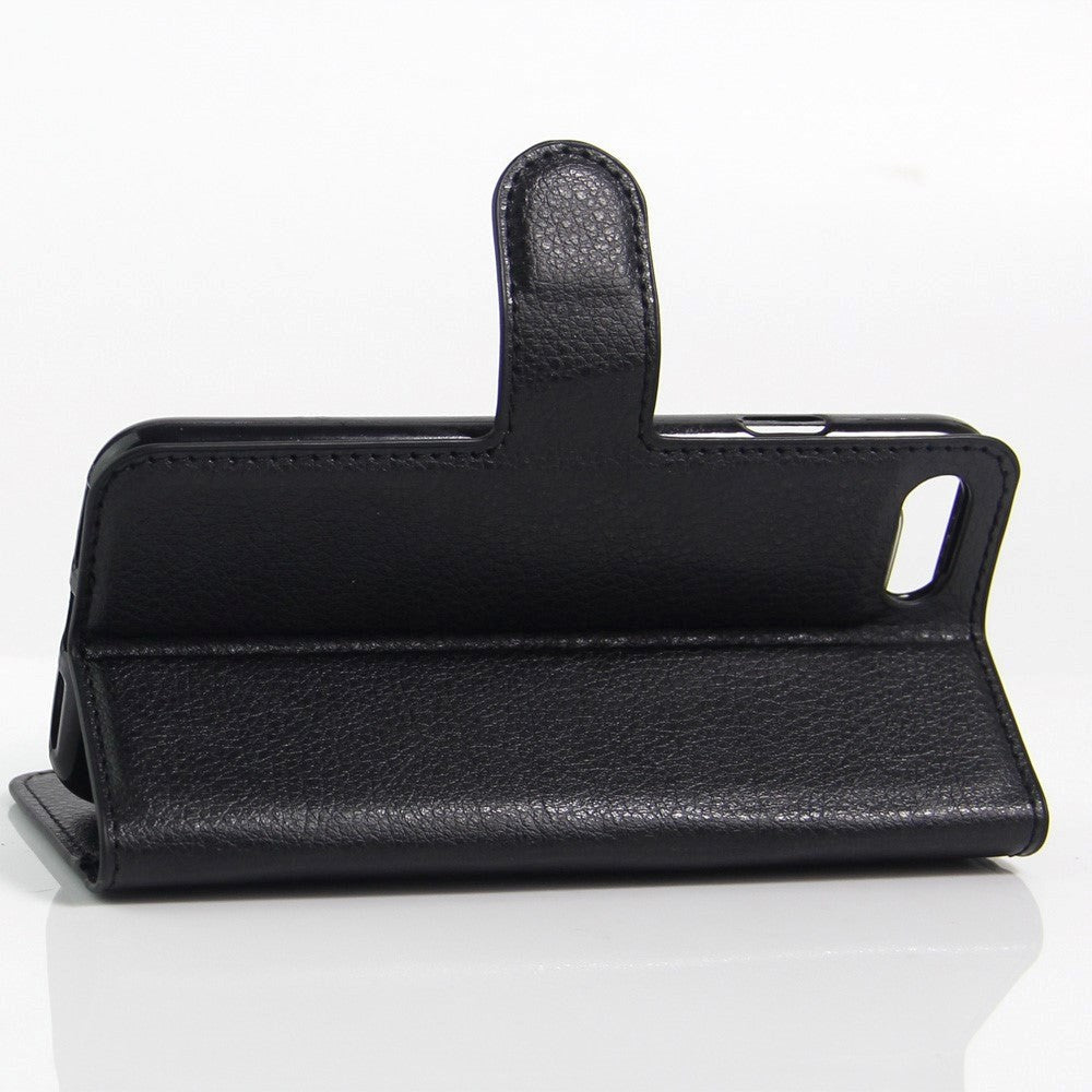 iPhone SE (2022 / 2020) / 8 / 7 Mobilcover m. Pung Soft Pouch Læder Sort