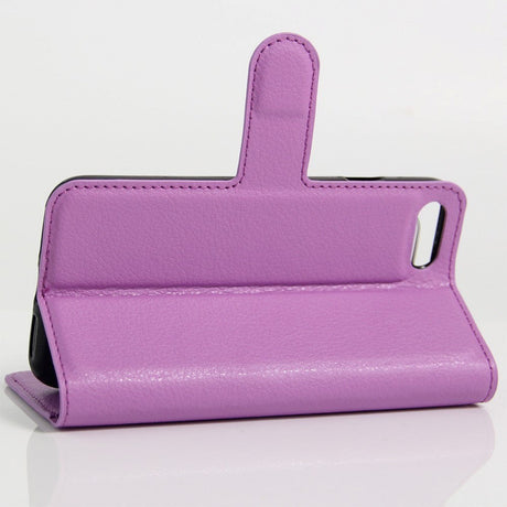 iPhone SE (2022 / 2020) / 8 / 7 Mobilcover m. Pung Soft Pouch Læder Lilla