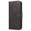 iPhone 13 Læder Cover m. Pung & Magnetisk Luk - Sort