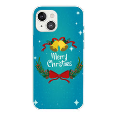 iPhone 13 Fleksibelt Plast Julecover - Merry Christmas - Juleklokker