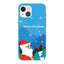 iPhone 13 Fleksibelt Plast Julecover - Merry Christmas - Julemanden i Snevejr