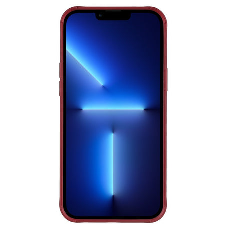 iPhone 13 Pro Gitter Tekstur Silikone Cover - Rød