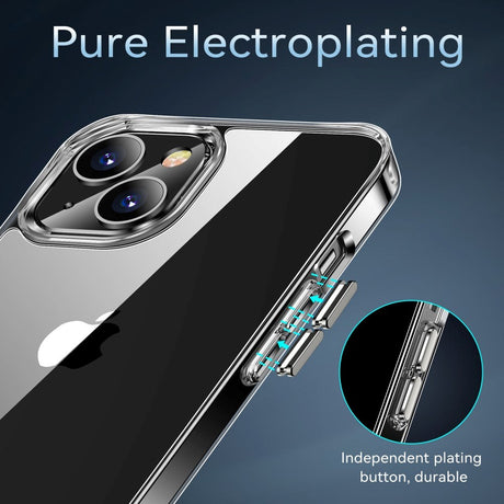 iPhone 13 Crystal Clear Hybrid Plastik Cover - Gennemsigtig