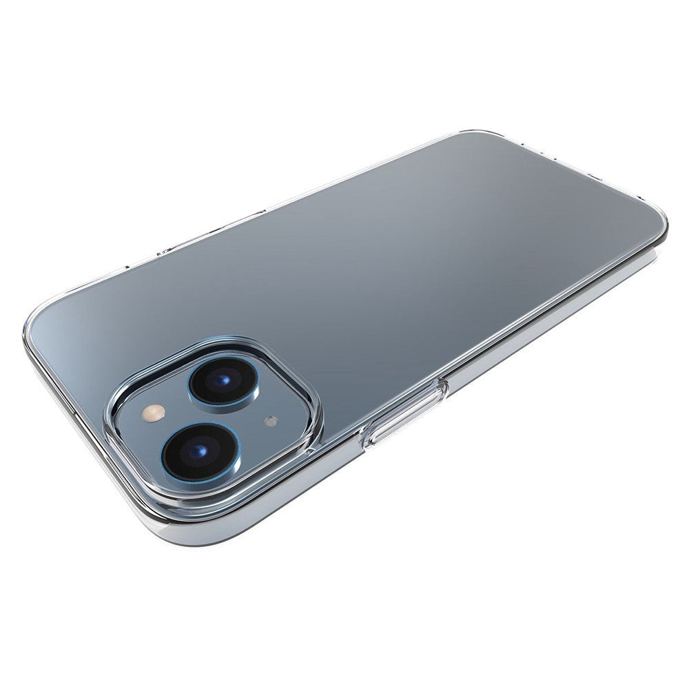 iPhone 14 Ultra Thin Fleksibel Plastik Cover - Gennemsigtig