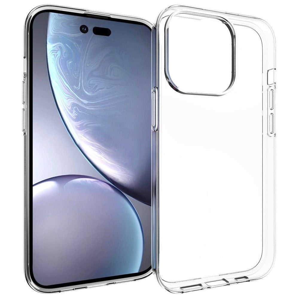 iPhone 14 Pro Fleksibelt Plastik Cover - Gennemsigtig
