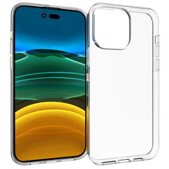 iPhone 14 Pro Max Ultra Thin Fleksibel Plastik Cover - Gennemsigtig