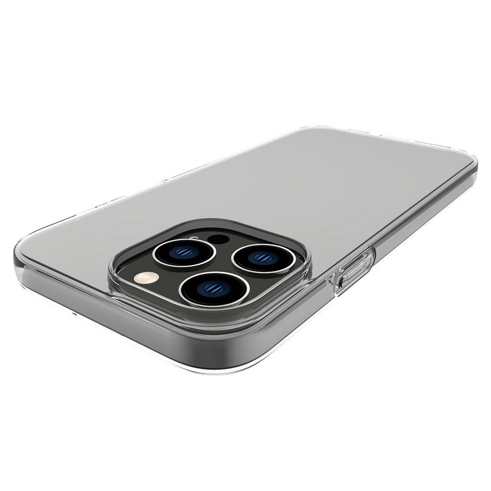 iPhone 14 Pro Max Ultra Thin Fleksibel Plastik Cover - Gennemsigtig