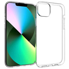 iPhone 14 Plus Ultra Thin Fleksibel Plastik Cover - Gennemsigtig