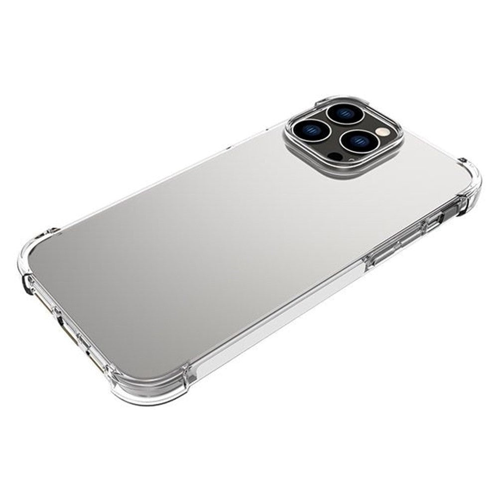 iPhone 14 Pro Max Shock-Proof Fleksibel Plastik Cover - Gennemsigtig