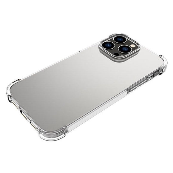 iPhone 14 Pro Max Shock-Proof Fleksibel Plastik Cover - Gennemsigtig