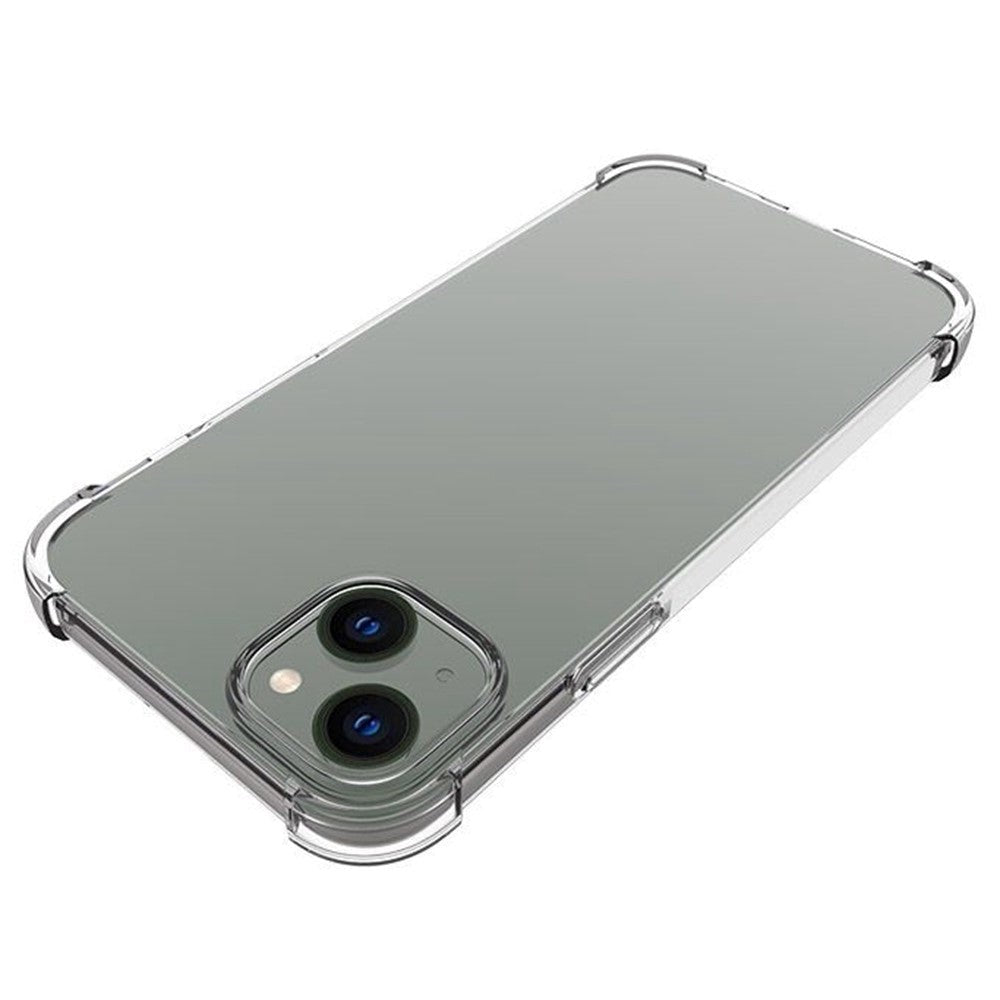 iPhone 14 Plus Shock-Proof Fleksibel Plastik Cover - Gennemsigtig