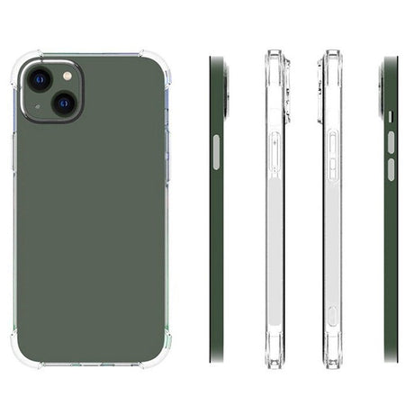 iPhone 14 Plus Shock-Proof Fleksibel Plastik Cover - Gennemsigtig