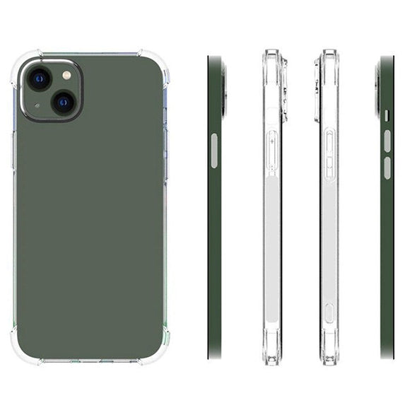 iPhone 14 Plus Shock-Proof Fleksibel Plastik Cover - Gennemsigtig