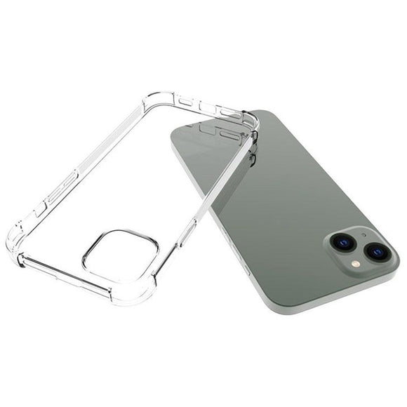 iPhone 14 Plus Shock-Proof Fleksibel Plastik Cover - Gennemsigtig