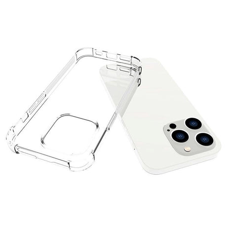 iPhone 14 Pro Shock-Proof Fleksibel Plastik Cover - Gennemsigtig
