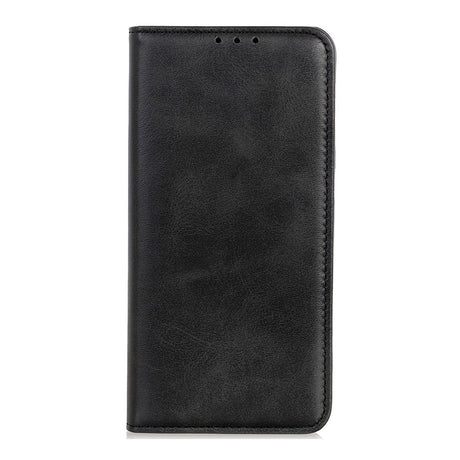 iPhone 14 Læder Cover m. Pung & Magnetisk Luk - Sort