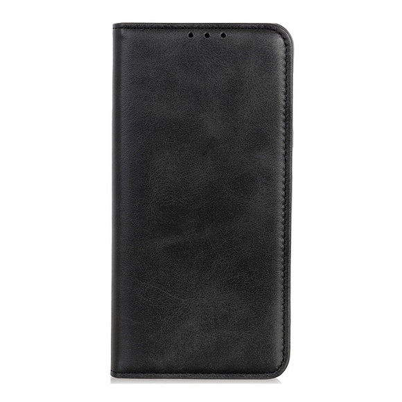 iPhone 14 Læder Cover m. Pung & Magnetisk Luk - Sort