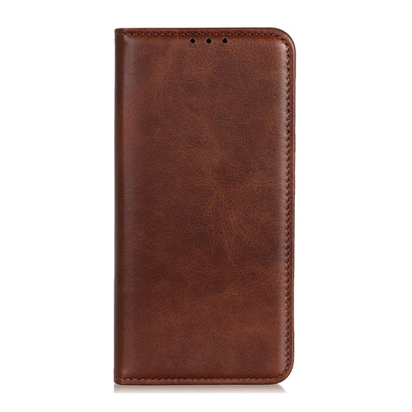 iPhone 14 Læder Cover m. Pung & Magnetisk Luk - Mørkebrun