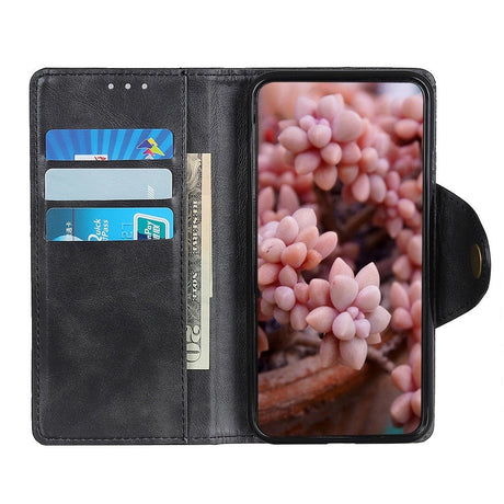 iPhone 14 Pro Læder Cover m. Pung - Sort