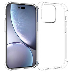 iPhone 14 Pro Shockproof Fleksibelt TPU Cover - Gennemsigtig
