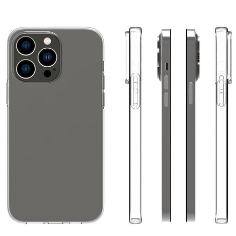 iPhone 14 Pro Max Ultra Slim Fleksibel Plastik Cover - Gennemsigtig