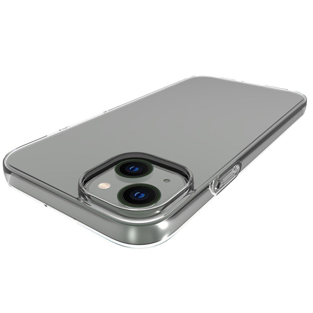 iPhone 14 Plus Ultra Thin Fleksibel TPU Plastik Cover - Gennemsigtig