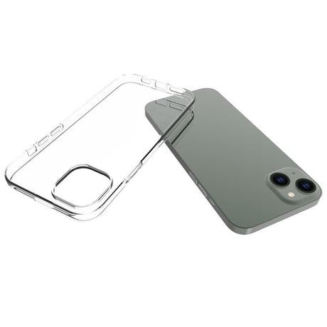 iPhone 14 Plus Ultra Thin Fleksibel TPU Plastik Cover - Gennemsigtig