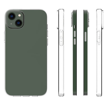 iPhone 14 Plus Ultra Thin Fleksibel TPU Plastik Cover - Gennemsigtig