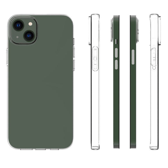 iPhone 14 Plus Ultra Thin Fleksibel TPU Plastik Cover - Gennemsigtig