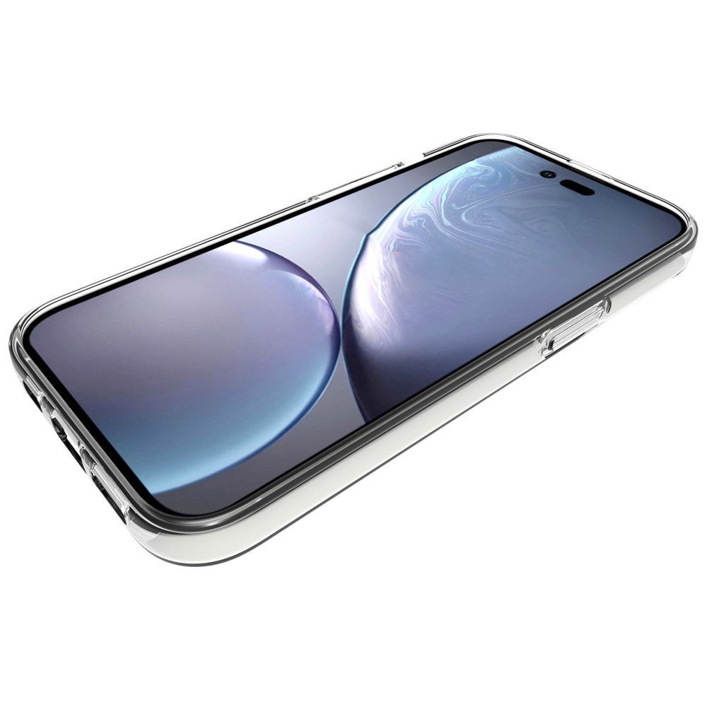 iPhone 14 Pro Ultra Thin Fleksibel Plastik Cover - Gennemsigtig