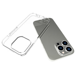 iPhone 14 Pro Ultra Thin Fleksibel Plastik Cover - Gennemsigtig