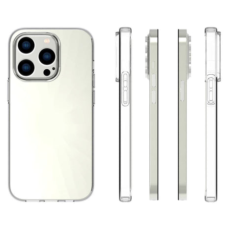 iPhone 14 Pro Ultra Thin Fleksibel Plastik Cover - Gennemsigtig
