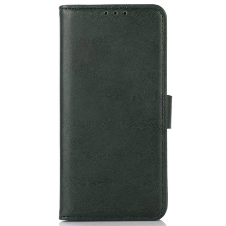 iPhone 14 Plus Kunst Læder Cover m. Pung - Grøn