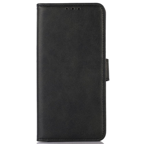 iPhone 14 Kunst Læder Cover m. Pung - Sort