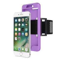 iPhone 8 Plus / 7 Plus Silicone Cover / Sports Armband Lilla