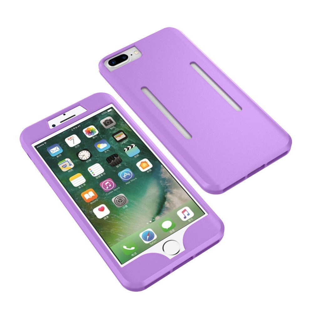 iPhone 8 Plus / 7 Plus Silicone Cover / Sports Armband Lilla