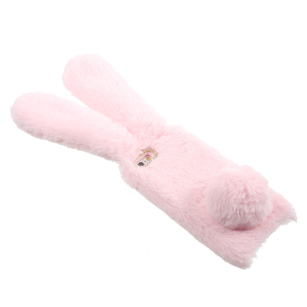 iPhone 6 / 6s Kanin Pels Cover - Pink