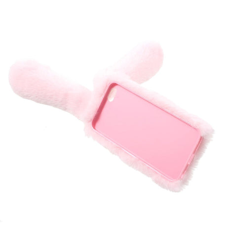 iPhone 6 / 6s Kanin Pels Cover - Pink