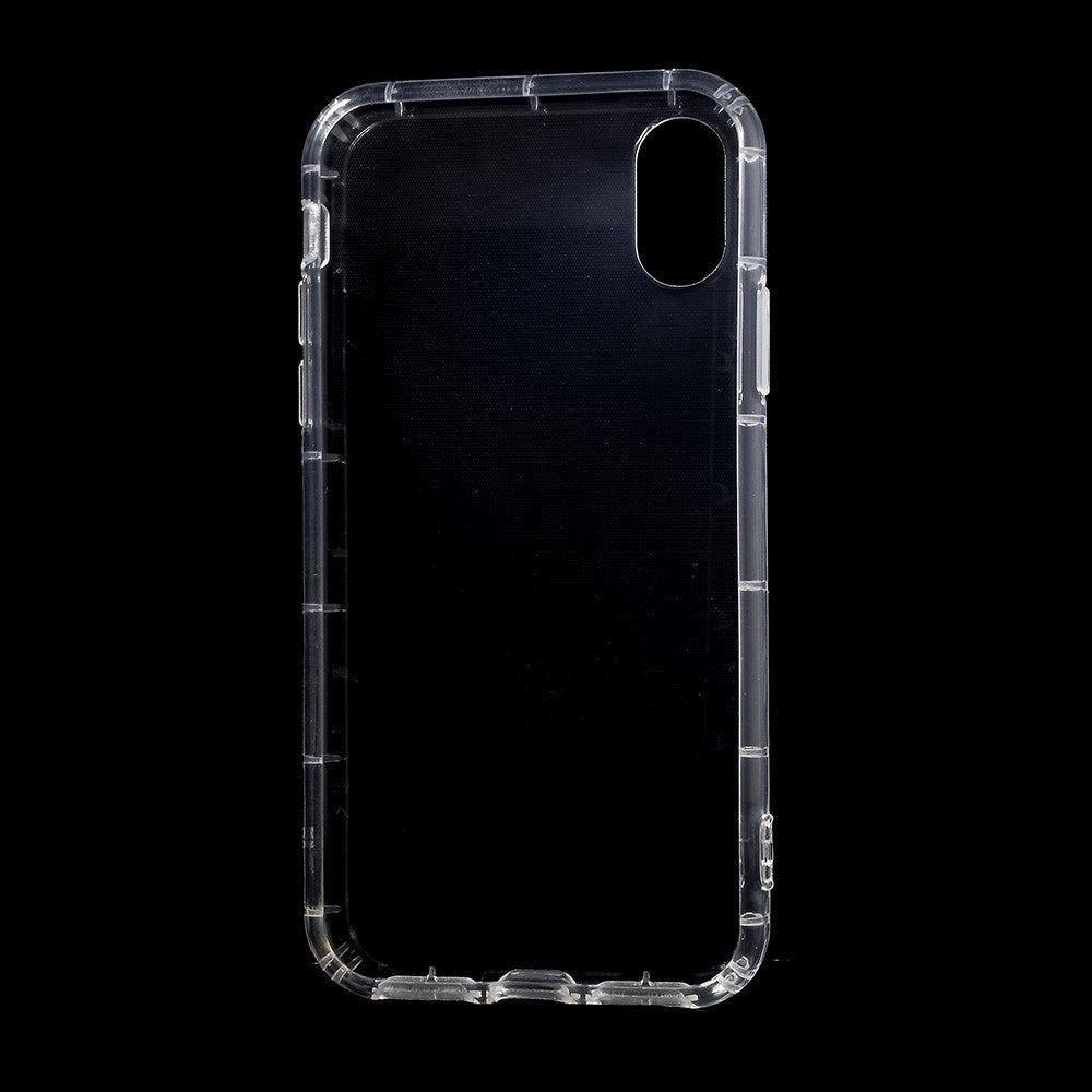 iPhone X / Xs Drop Protective TPU Plast Cover Gennemsigtig