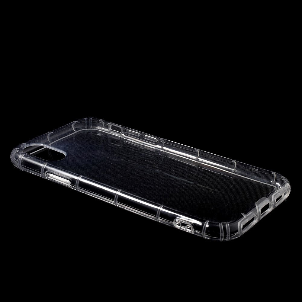 iPhone X / Xs Drop Protective TPU Plast Cover Gennemsigtig